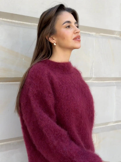 Women's Mohair Sweater Luxurious Comfort