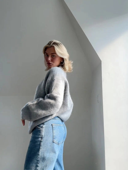 Women's Mohair Sweater Luxurious Comfort