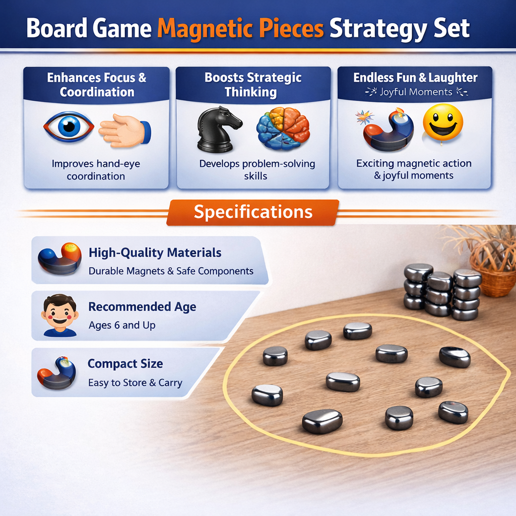 Fun Family Board Game Piece Bundle