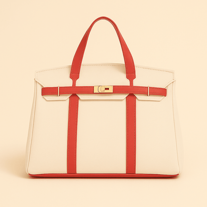 Durable Cotton Tote Bag with Sturdy Metal Frame