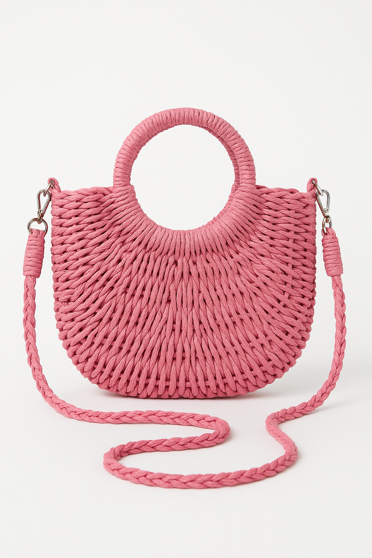 Natural Woven Summer Tote Bag