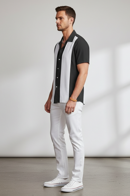 Men's Classic Striped Casual Shirt