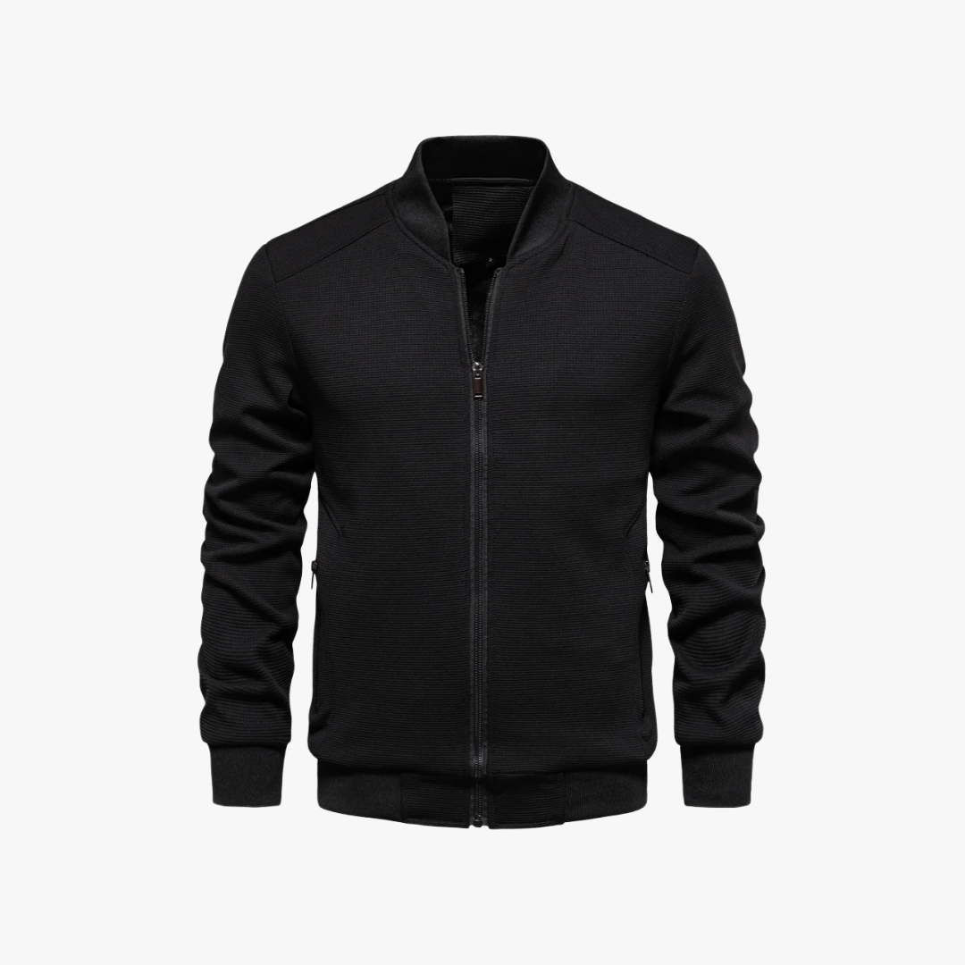 Soft Fleece Bomber Jacket for Active Wear