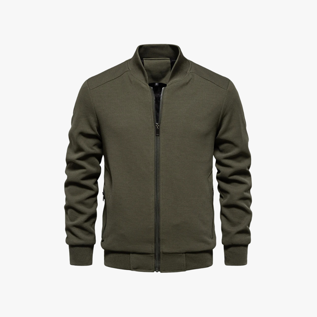 Soft Fleece Bomber Jacket for Active Wear