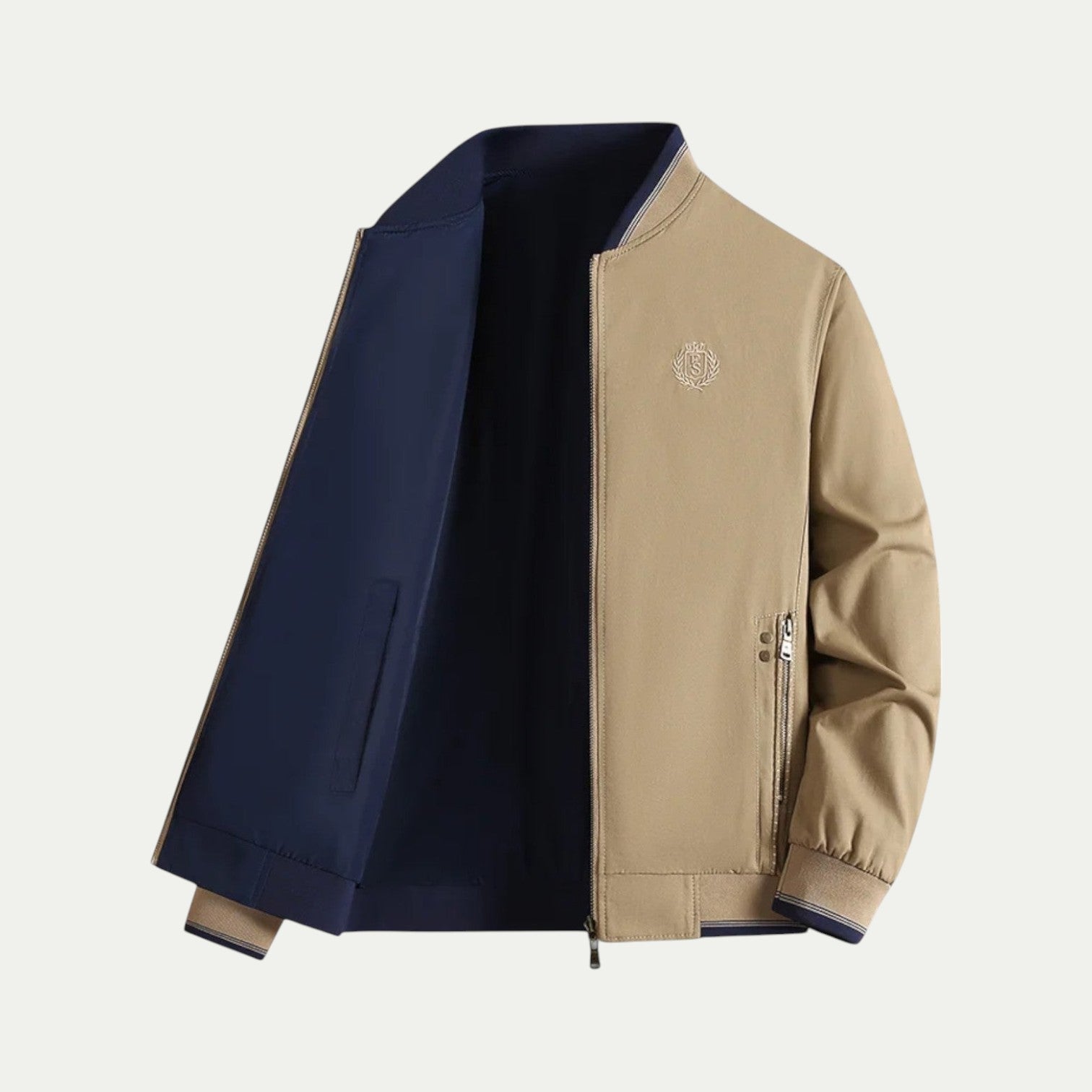 Men's Versatile Logo Bomber Jacket - OutfitLondon