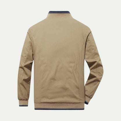 Men's Versatile Logo Bomber Jacket