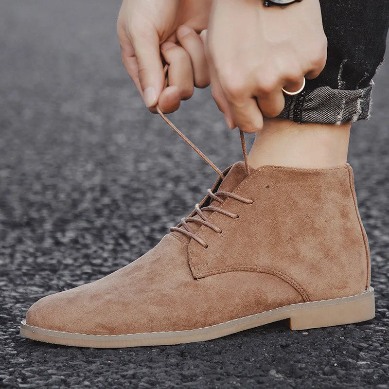 Rugged Cowboy Boots with Comfortable Grip