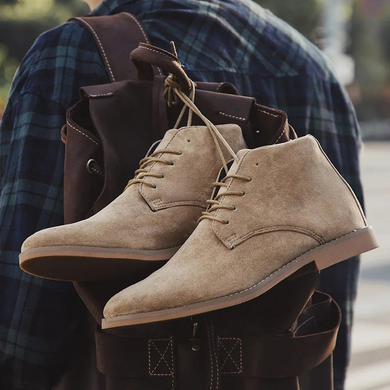 Rugged Cowboy Boots with Comfortable Grip - OutfitLondon