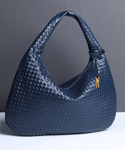 Big Synthetic Leather Shopping Bag 47x32x21cm