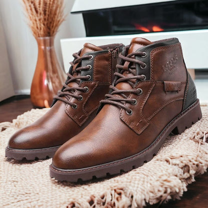 Waterproof Hiking Boots for Men with Grip Soles