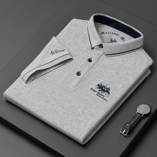 Men's Vintage Polo Shirt with Premium Classic Design