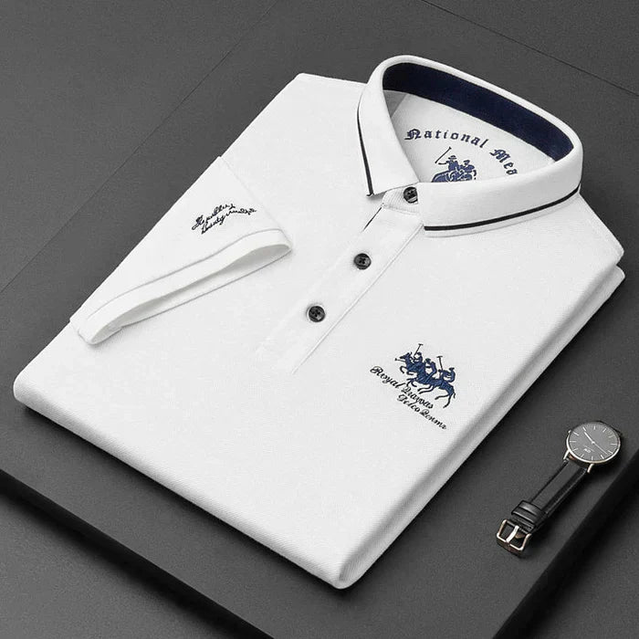 Men's Vintage Polo Shirt with Premium Classic Design