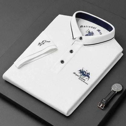 Men's Vintage Polo Shirt with Premium Classic Design