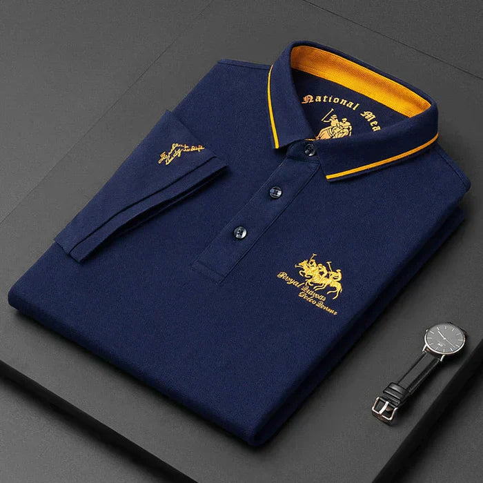 Men's Vintage Polo Shirt with Premium Classic Design