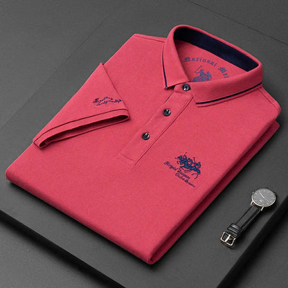 Men's Vintage Polo Shirt with Premium Classic Design