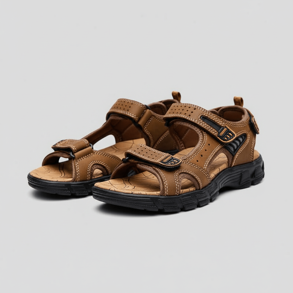 Comfortable Velcro Strap Outdoor Sport Shoes