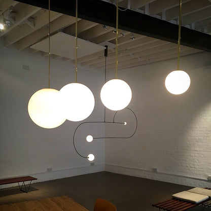 Simple Elegant Glass Pendant Light Fixture