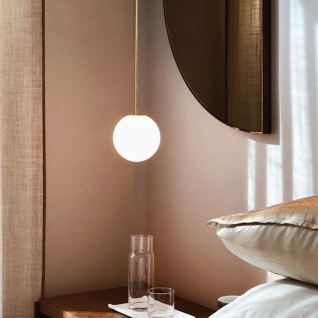 Simple Elegant Glass Pendant Light Fixture