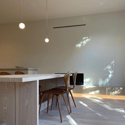 Simple Elegant Glass Pendant Light Fixture