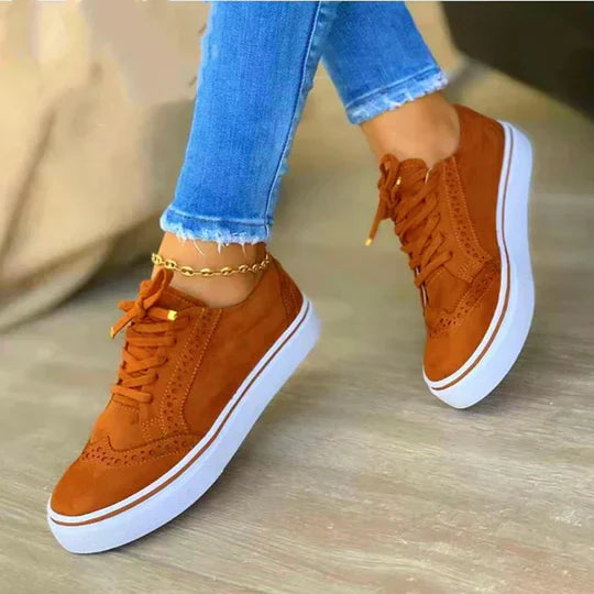 Trendy Tie-Up Athletic Shoes