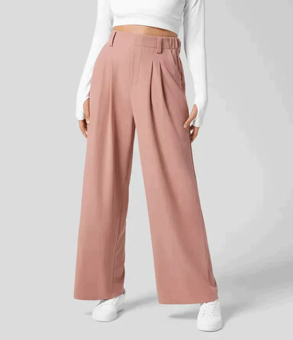 Comfortable Women's Loose Fit High Waist Pants - OutfitLondon