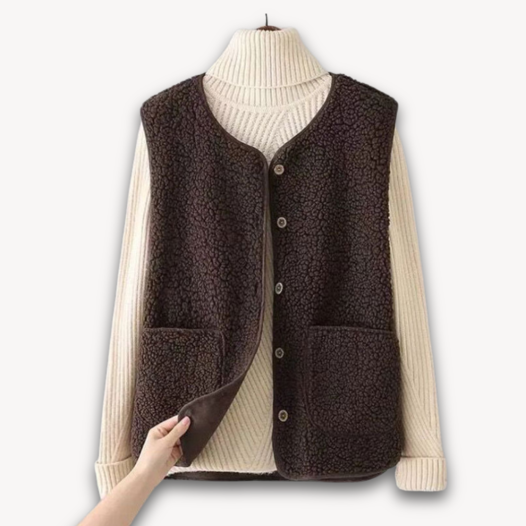 Warm Cozy Fleece Vest for Women