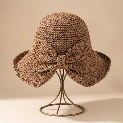Natural Fiber Summer Sun Hat | Lightweight Beach Hat