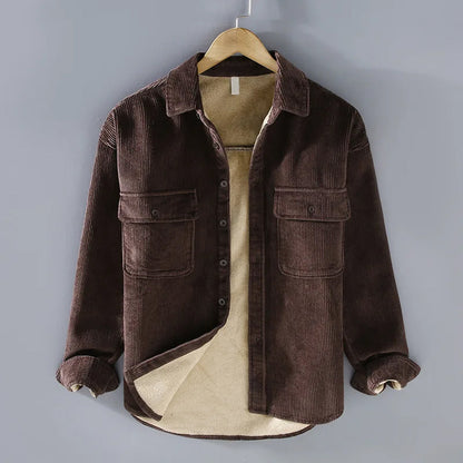 Cozy Thermal Corduroy Snow Jacket