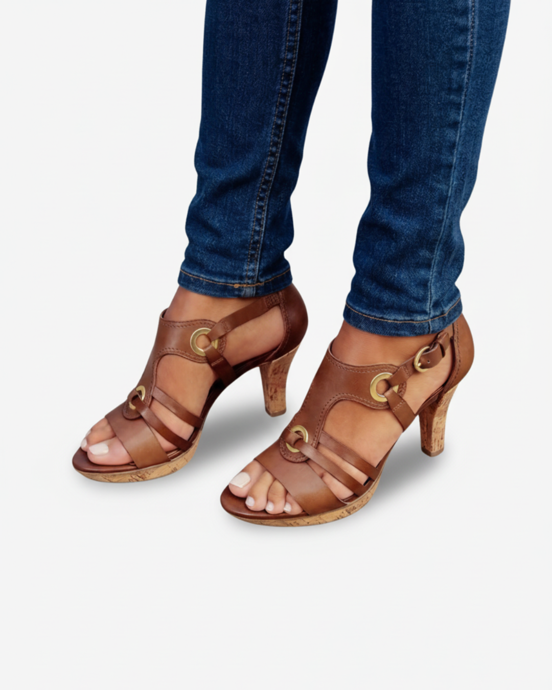 Comfortable Ankle Strap Open Toe Sandals for Women