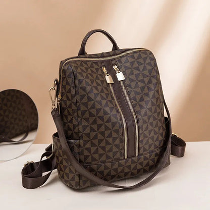 Practical Convertible Backpack Tote with Clutch