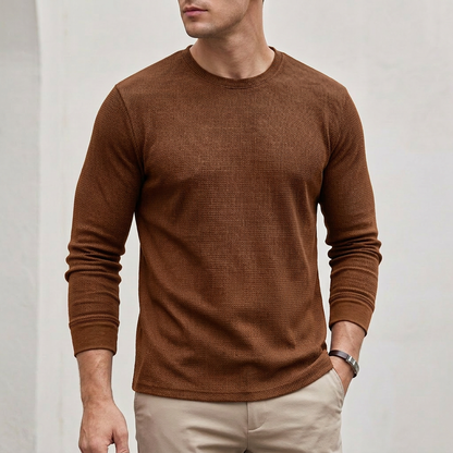 Classic Fit Textured Knit Top
