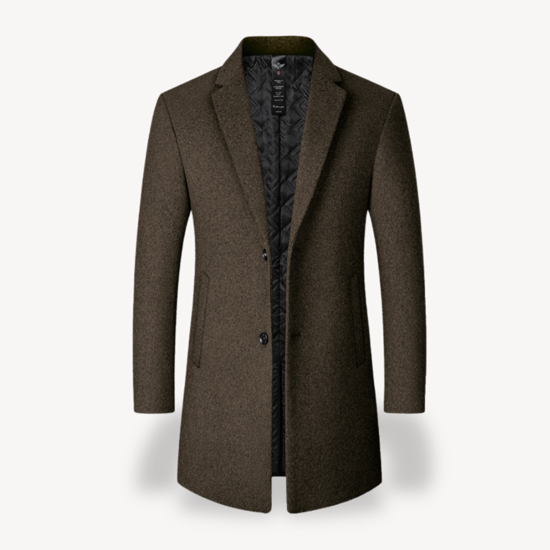 Warm Waterproof Mens Winter Overcoat