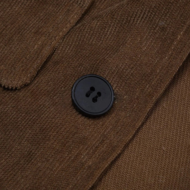 Textured Jacket and Vest Set