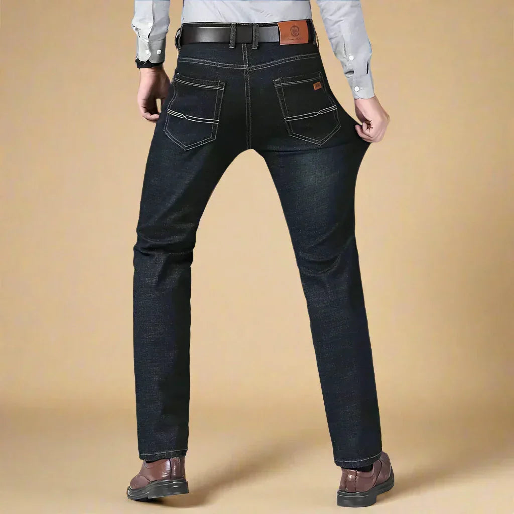 Relaxed Fit Men's Stretch Denim Jeans