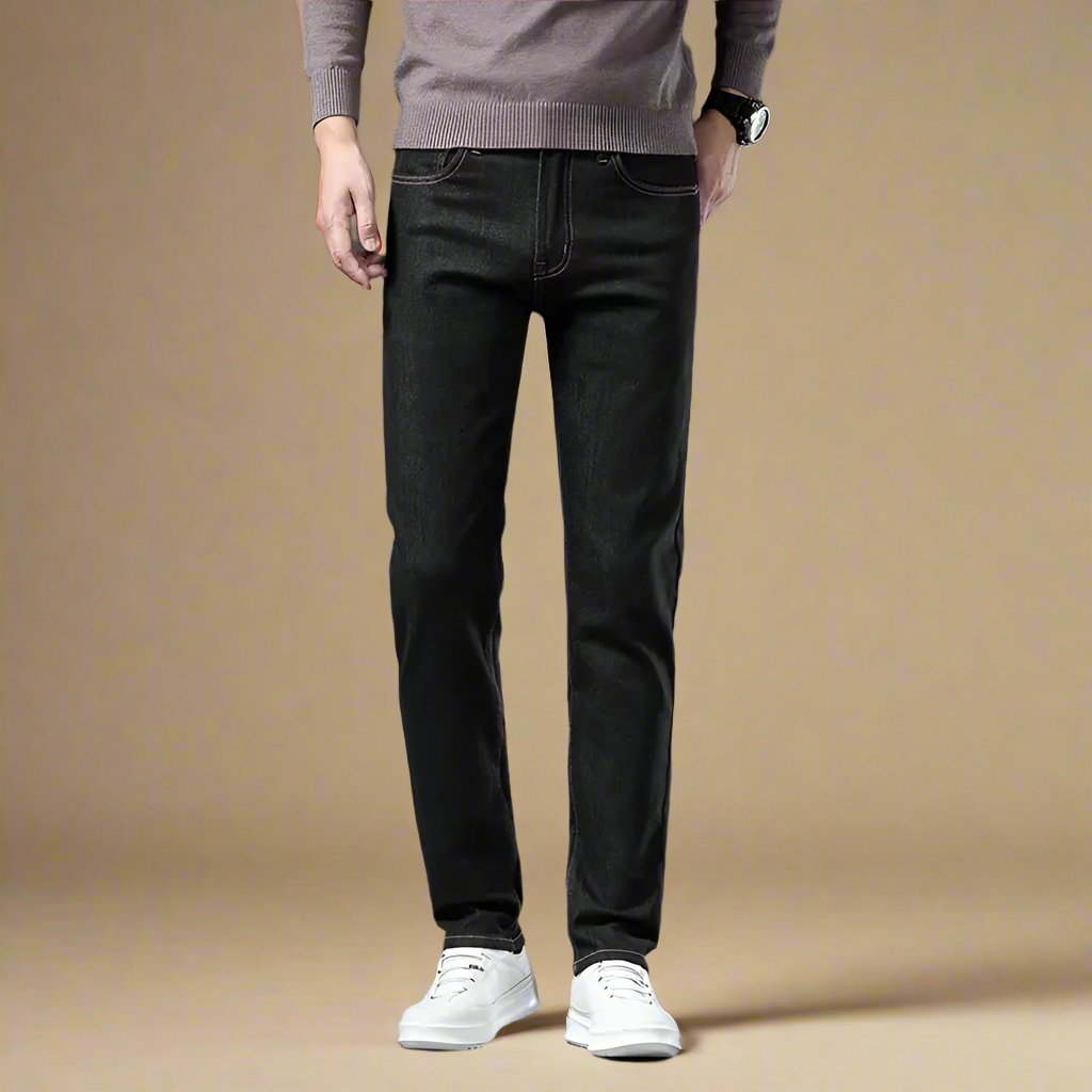 Men's Slim Fit Stretch Jeans for Work and Everyday Wear