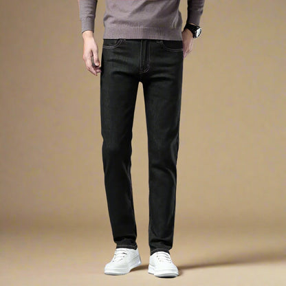 Men's Slim Fit Stretch Jeans for Work and Everyday Wear