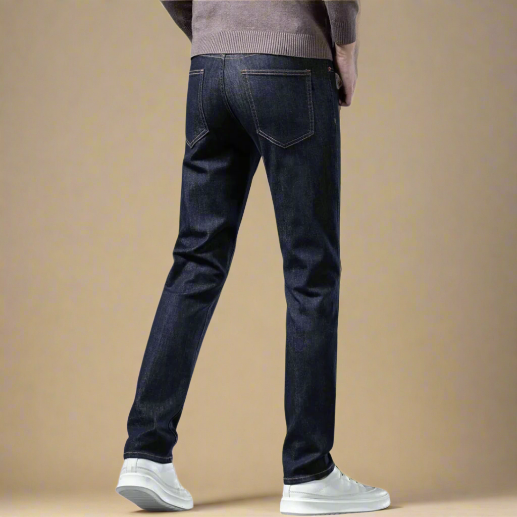 Men's Slim Fit Stretch Jeans for Work and Everyday Wear