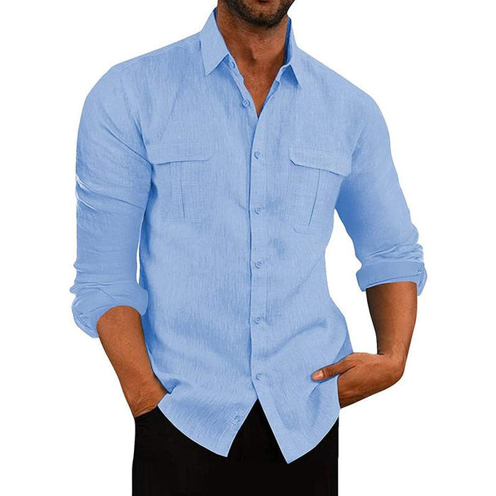Casual Cotton Shirt - Soft Relaxed Fit Style