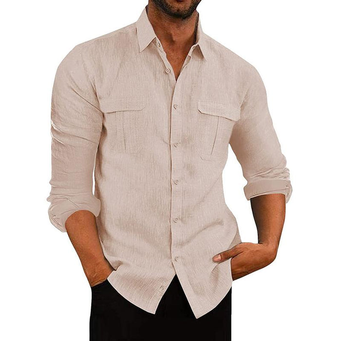 Casual Cotton Shirt - Soft Relaxed Fit Style