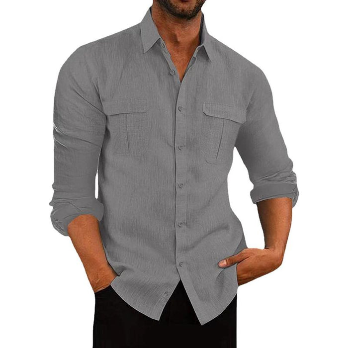 Casual Cotton Shirt - Soft Relaxed Fit Style