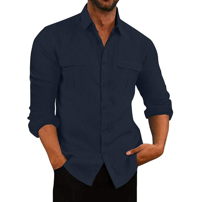 Casual Cotton Shirt - Soft Relaxed Fit Style