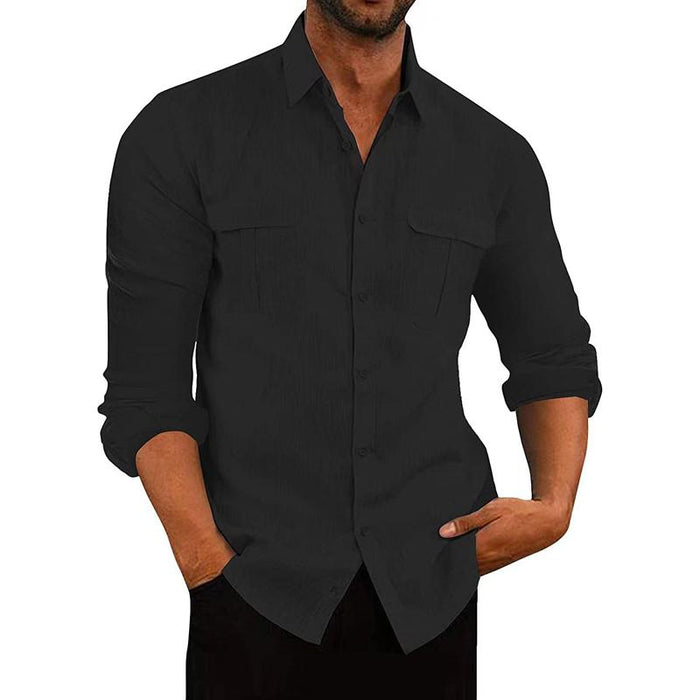 Casual Cotton Shirt - Soft Relaxed Fit Style