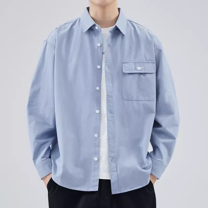 Classic Casual Long Sleeve Shirt – Soft Cotton Blend