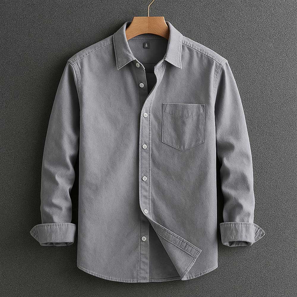 Classic Fit Dress Shirt with Strong Stitches