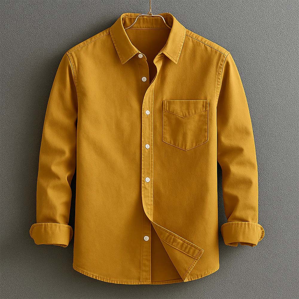 Classic Fit Dress Shirt with Strong Stitches