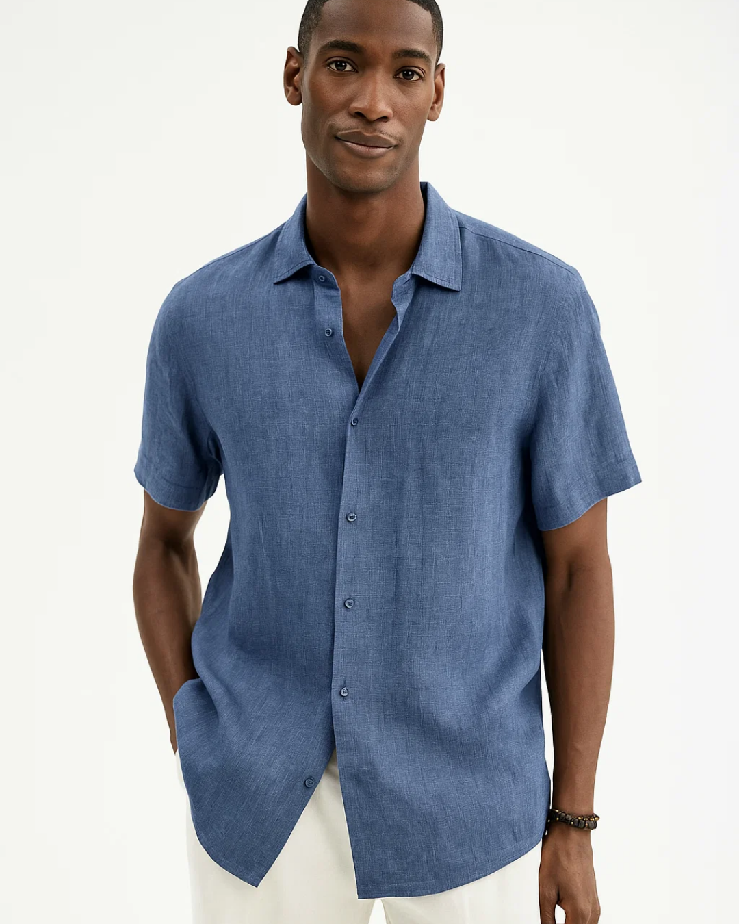 Classic Short Sleeve Breathable Dress Shirt