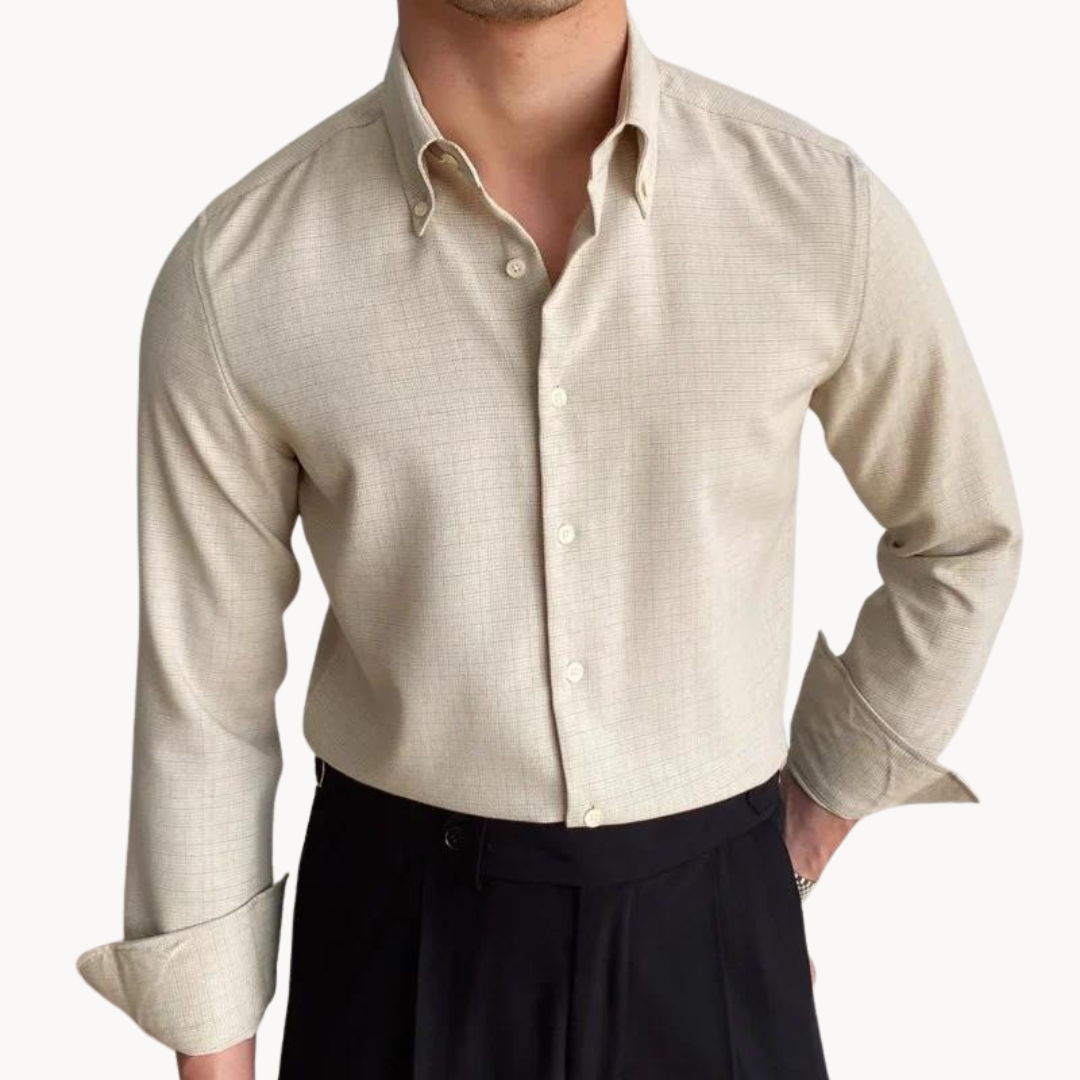 Classic Comfort Fit Button Down Shirt - OutfitLondon