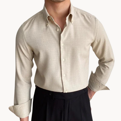 Classic Comfort Fit Button Down Shirt - OutfitLondon
