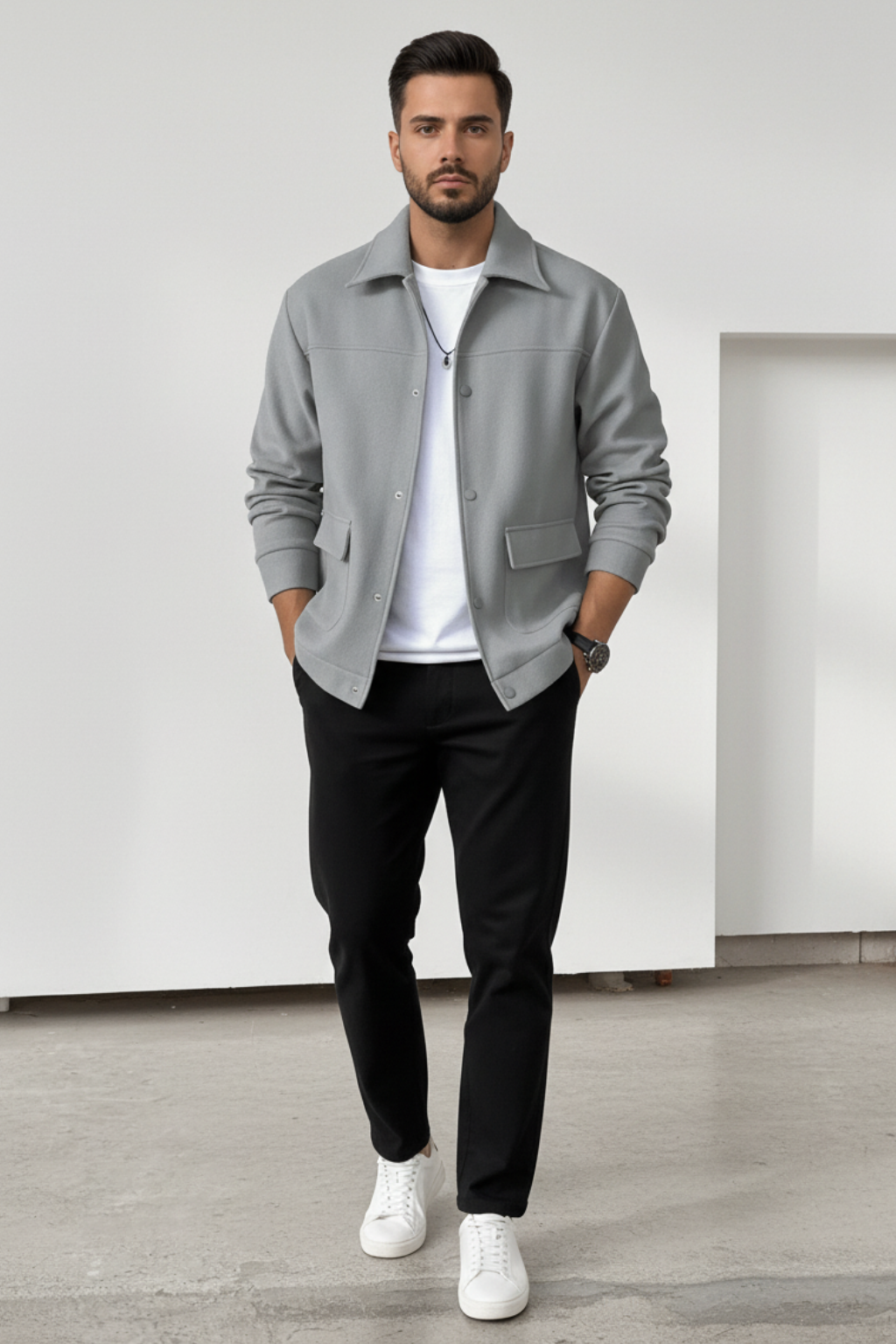 Relaxed Fit Mens Casual Blazer - OutfitLondon