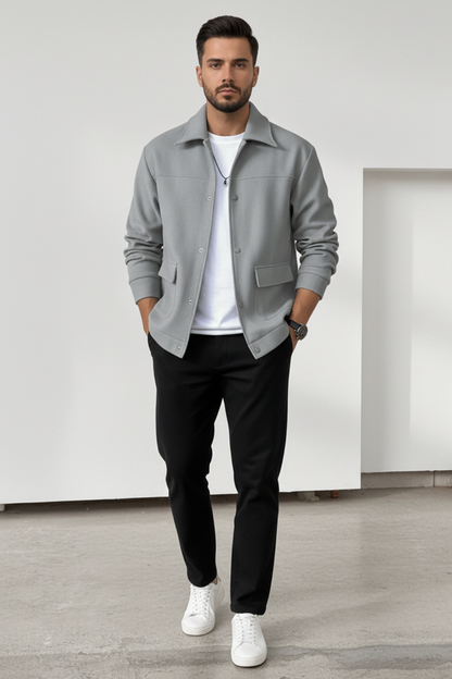 Relaxed Fit Mens Casual Blazer - OutfitLondon